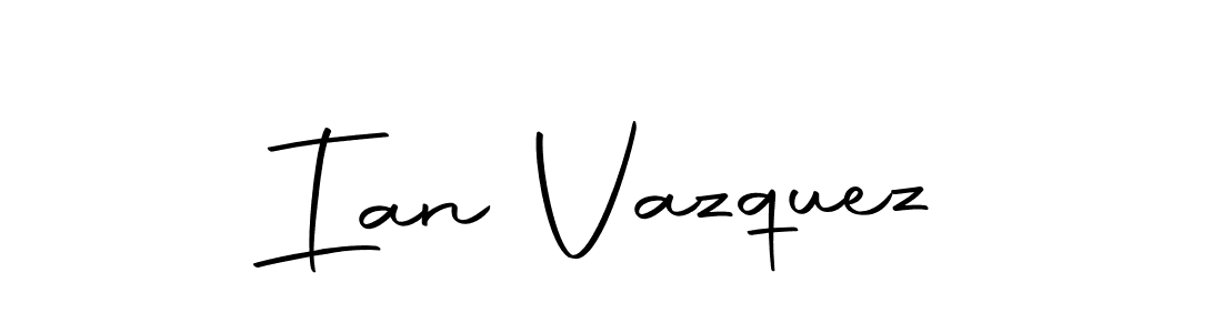 Design your own signature with our free online signature maker. With this signature software, you can create a handwritten (Autography-DOLnW) signature for name Ian Vazquez. Ian Vazquez signature style 10 images and pictures png