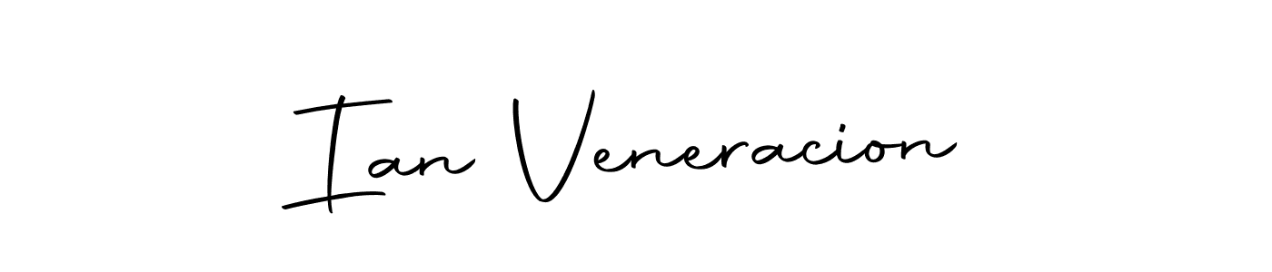 Create a beautiful signature design for name Ian Veneracion. With this signature (Autography-DOLnW) fonts, you can make a handwritten signature for free. Ian Veneracion signature style 10 images and pictures png