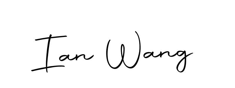 Make a beautiful signature design for name Ian Wang. With this signature (Autography-DOLnW) style, you can create a handwritten signature for free. Ian Wang signature style 10 images and pictures png