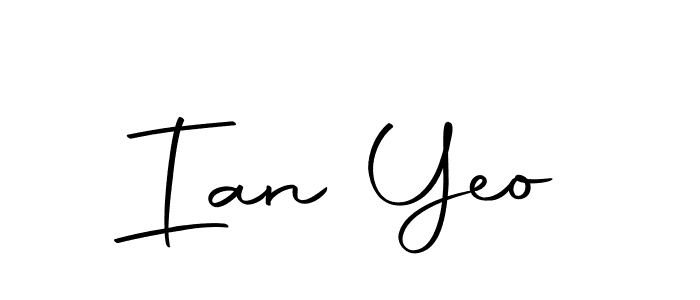 Make a beautiful signature design for name Ian Yeo. With this signature (Autography-DOLnW) style, you can create a handwritten signature for free. Ian Yeo signature style 10 images and pictures png