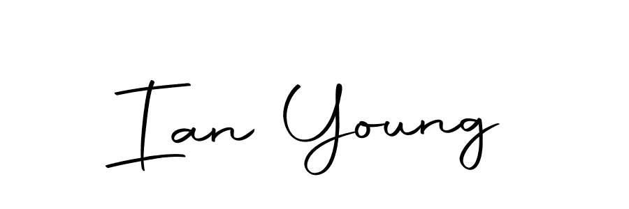 How to make Ian Young name signature. Use Autography-DOLnW style for creating short signs online. This is the latest handwritten sign. Ian Young signature style 10 images and pictures png