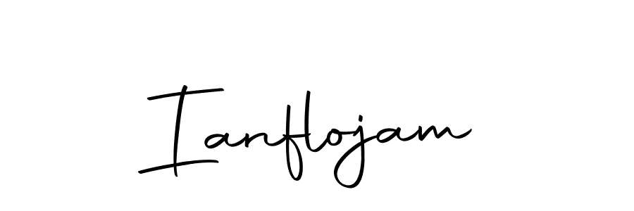 Use a signature maker to create a handwritten signature online. With this signature software, you can design (Autography-DOLnW) your own signature for name Ianflojam. Ianflojam signature style 10 images and pictures png