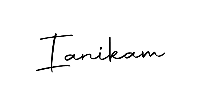 Ianikam stylish signature style. Best Handwritten Sign (Autography-DOLnW) for my name. Handwritten Signature Collection Ideas for my name Ianikam. Ianikam signature style 10 images and pictures png