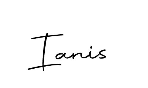 How to make Ianis signature? Autography-DOLnW is a professional autograph style. Create handwritten signature for Ianis name. Ianis signature style 10 images and pictures png