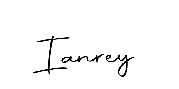 Design your own signature with our free online signature maker. With this signature software, you can create a handwritten (Autography-DOLnW) signature for name Ianrey. Ianrey signature style 10 images and pictures png