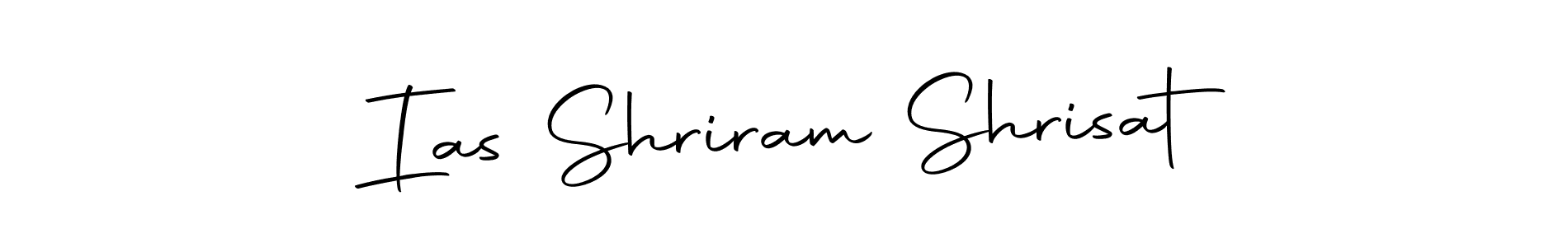 You can use this online signature creator to create a handwritten signature for the name Ias Shriram Shrisat. This is the best online autograph maker. Ias Shriram Shrisat signature style 10 images and pictures png