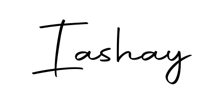 Give your name Iashay an exquisite flair with the Autography-DOLnW script font. Ideal for contracts, resumes, and formal letterheads. Iashay signature style 10 images and pictures png