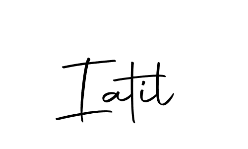 Create a beautiful signature design for name Iatil. With this signature (Autography-DOLnW) fonts, you can make a handwritten signature for free. Iatil signature style 10 images and pictures png