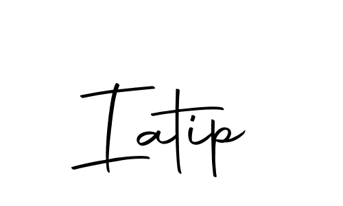 How to make Iatip signature? Autography-DOLnW is a professional autograph style. Create handwritten signature for Iatip name. Iatip signature style 10 images and pictures png