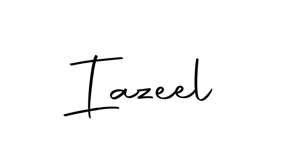 How to make Iazeel signature? Autography-DOLnW is a professional autograph style. Create handwritten signature for Iazeel name. Iazeel signature style 10 images and pictures png