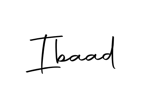 Make a beautiful signature design for name Ibaad. Use this online signature maker to create a handwritten signature for free. Ibaad signature style 10 images and pictures png