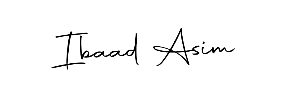 Use a signature maker to create a handwritten signature online. With this signature software, you can design (Autography-DOLnW) your own signature for name Ibaad Asim. Ibaad Asim signature style 10 images and pictures png