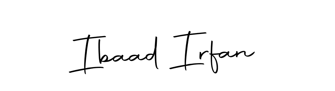 Make a beautiful signature design for name Ibaad Irfan. With this signature (Autography-DOLnW) style, you can create a handwritten signature for free. Ibaad Irfan signature style 10 images and pictures png