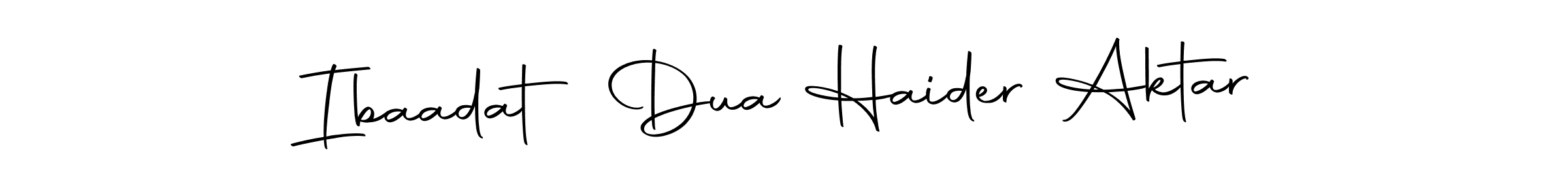 This is the best signature style for the Ibaadat Dua Haider Aktar name. Also you like these signature font (Autography-DOLnW). Mix name signature. Ibaadat Dua Haider Aktar signature style 10 images and pictures png