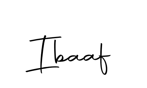 Create a beautiful signature design for name Ibaaf. With this signature (Autography-DOLnW) fonts, you can make a handwritten signature for free. Ibaaf signature style 10 images and pictures png