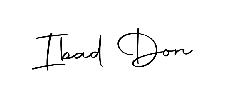 Ibad Don stylish signature style. Best Handwritten Sign (Autography-DOLnW) for my name. Handwritten Signature Collection Ideas for my name Ibad Don. Ibad Don signature style 10 images and pictures png