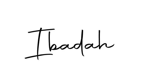 Make a beautiful signature design for name Ibadah. With this signature (Autography-DOLnW) style, you can create a handwritten signature for free. Ibadah signature style 10 images and pictures png