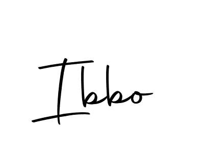 Ibbo stylish signature style. Best Handwritten Sign (Autography-DOLnW) for my name. Handwritten Signature Collection Ideas for my name Ibbo. Ibbo signature style 10 images and pictures png