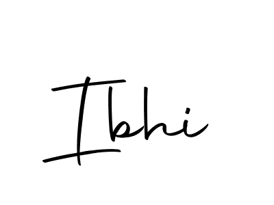 Make a beautiful signature design for name Ibhi. With this signature (Autography-DOLnW) style, you can create a handwritten signature for free. Ibhi signature style 10 images and pictures png