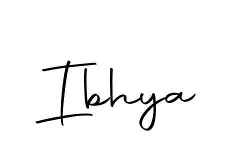 Use a signature maker to create a handwritten signature online. With this signature software, you can design (Autography-DOLnW) your own signature for name Ibhya. Ibhya signature style 10 images and pictures png