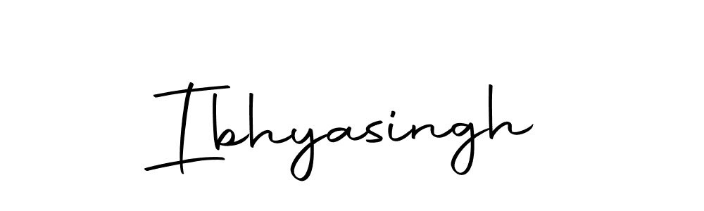 How to make Ibhyasingh name signature. Use Autography-DOLnW style for creating short signs online. This is the latest handwritten sign. Ibhyasingh signature style 10 images and pictures png