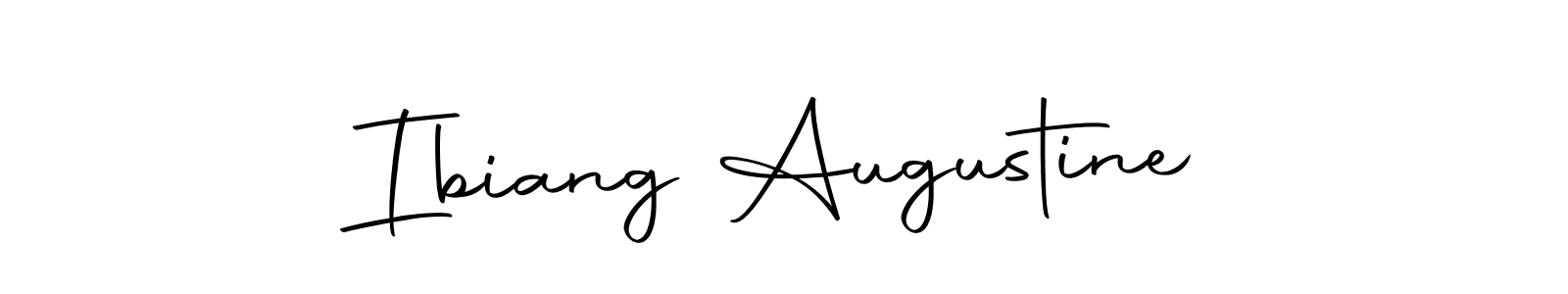 Design your own signature with our free online signature maker. With this signature software, you can create a handwritten (Autography-DOLnW) signature for name Ibiang Augustine. Ibiang Augustine signature style 10 images and pictures png