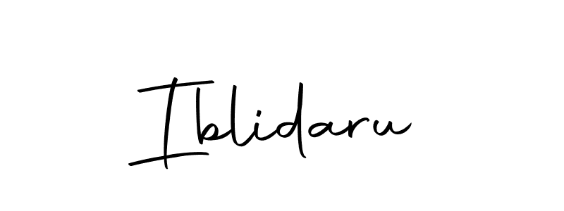 Use a signature maker to create a handwritten signature online. With this signature software, you can design (Autography-DOLnW) your own signature for name Iblidaru. Iblidaru signature style 10 images and pictures png