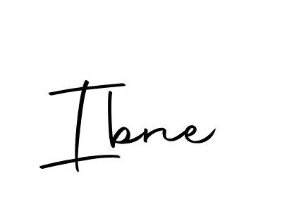 Design your own signature with our free online signature maker. With this signature software, you can create a handwritten (Autography-DOLnW) signature for name Ibne. Ibne signature style 10 images and pictures png
