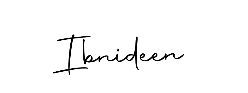 Make a beautiful signature design for name Ibnideen. With this signature (Autography-DOLnW) style, you can create a handwritten signature for free. Ibnideen signature style 10 images and pictures png