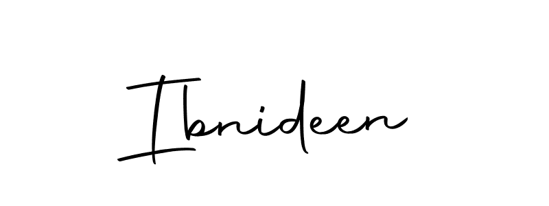 Make a beautiful signature design for name Ibnideen. With this signature (Autography-DOLnW) style, you can create a handwritten signature for free. Ibnideen signature style 10 images and pictures png