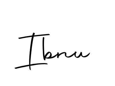 Make a beautiful signature design for name Ibnu. With this signature (Autography-DOLnW) style, you can create a handwritten signature for free. Ibnu signature style 10 images and pictures png