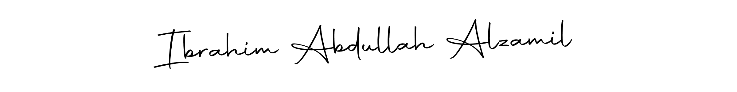 Design your own signature with our free online signature maker. With this signature software, you can create a handwritten (Autography-DOLnW) signature for name Ibrahim Abdullah Alzamil. Ibrahim Abdullah Alzamil signature style 10 images and pictures png