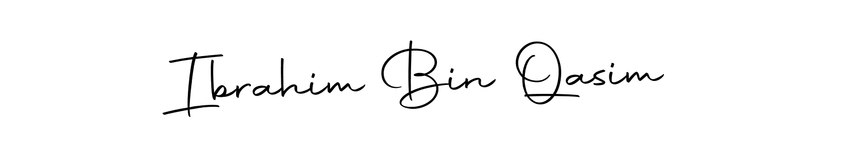 Create a beautiful signature design for name Ibrahim Bin Qasim. With this signature (Autography-DOLnW) fonts, you can make a handwritten signature for free. Ibrahim Bin Qasim signature style 10 images and pictures png