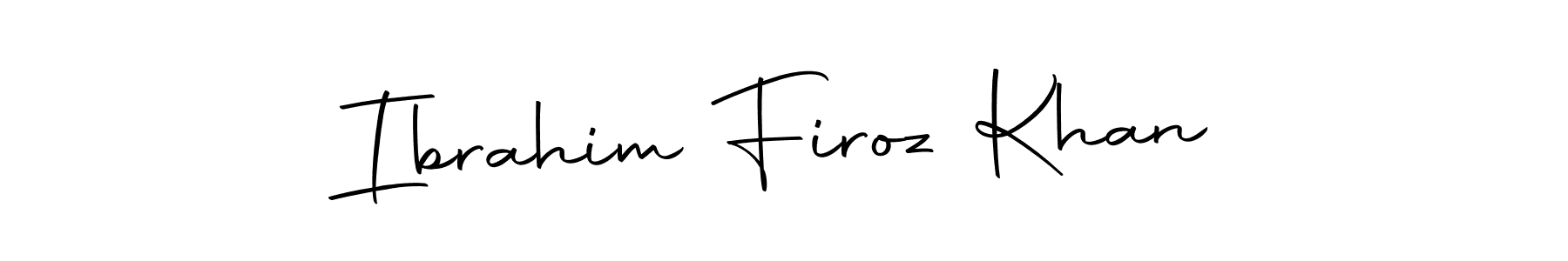 The best way (Autography-DOLnW) to make a short signature is to pick only two or three words in your name. The name Ibrahim Firoz Khan include a total of six letters. For converting this name. Ibrahim Firoz Khan signature style 10 images and pictures png