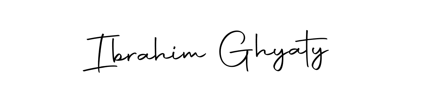 Make a beautiful signature design for name Ibrahim Ghyaty. With this signature (Autography-DOLnW) style, you can create a handwritten signature for free. Ibrahim Ghyaty signature style 10 images and pictures png