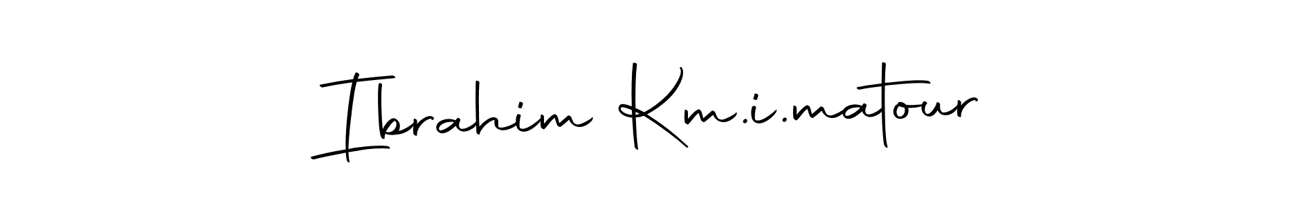 It looks lik you need a new signature style for name Ibrahim Km.i.matour. Design unique handwritten (Autography-DOLnW) signature with our free signature maker in just a few clicks. Ibrahim Km.i.matour signature style 10 images and pictures png