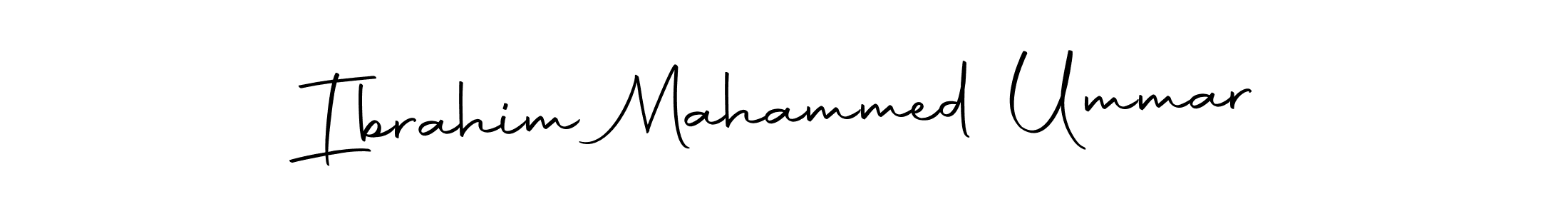 Create a beautiful signature design for name Ibrahim Mahammed Ummar. With this signature (Autography-DOLnW) fonts, you can make a handwritten signature for free. Ibrahim Mahammed Ummar signature style 10 images and pictures png