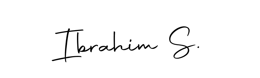 How to make Ibrahim S. signature? Autography-DOLnW is a professional autograph style. Create handwritten signature for Ibrahim S. name. Ibrahim S. signature style 10 images and pictures png