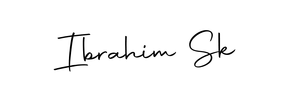 Design your own signature with our free online signature maker. With this signature software, you can create a handwritten (Autography-DOLnW) signature for name Ibrahim Sk. Ibrahim Sk signature style 10 images and pictures png