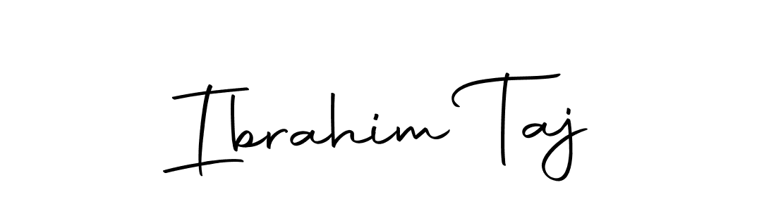 Also we have Ibrahim Taj name is the best signature style. Create professional handwritten signature collection using Autography-DOLnW autograph style. Ibrahim Taj signature style 10 images and pictures png