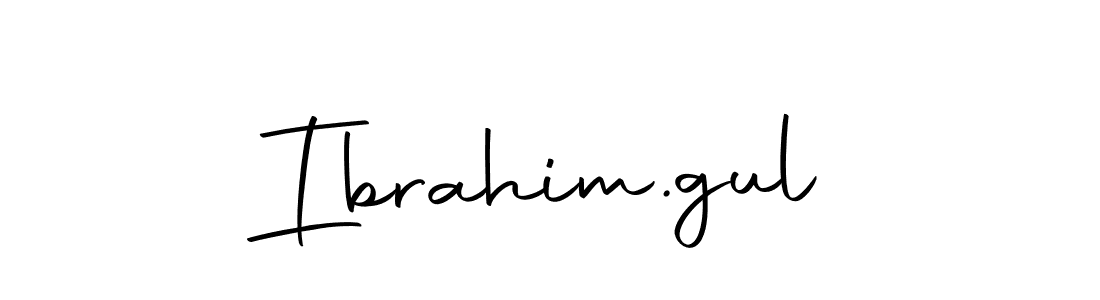 Design your own signature with our free online signature maker. With this signature software, you can create a handwritten (Autography-DOLnW) signature for name Ibrahim.gul. Ibrahim.gul signature style 10 images and pictures png