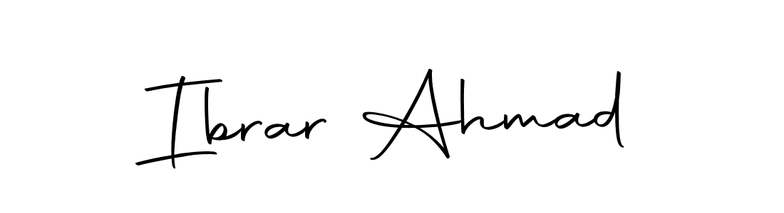 Ibrar Ahmad stylish signature style. Best Handwritten Sign (Autography-DOLnW) for my name. Handwritten Signature Collection Ideas for my name Ibrar Ahmad. Ibrar Ahmad signature style 10 images and pictures png