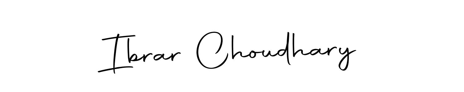 Design your own signature with our free online signature maker. With this signature software, you can create a handwritten (Autography-DOLnW) signature for name Ibrar Choudhary. Ibrar Choudhary signature style 10 images and pictures png