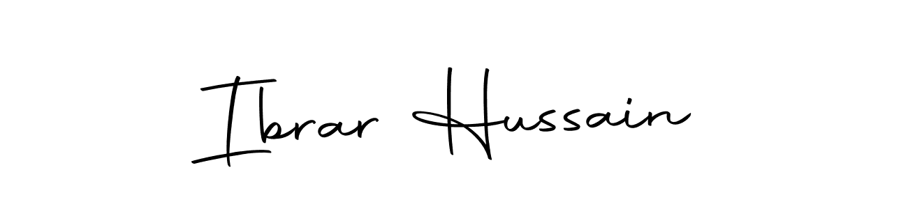 You should practise on your own different ways (Autography-DOLnW) to write your name (Ibrar Hussain) in signature. don't let someone else do it for you. Ibrar Hussain signature style 10 images and pictures png