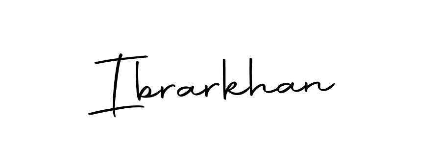 Create a beautiful signature design for name Ibrarkhan. With this signature (Autography-DOLnW) fonts, you can make a handwritten signature for free. Ibrarkhan signature style 10 images and pictures png