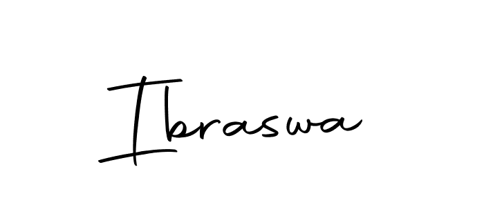 Create a beautiful signature design for name Ibraswa. With this signature (Autography-DOLnW) fonts, you can make a handwritten signature for free. Ibraswa signature style 10 images and pictures png