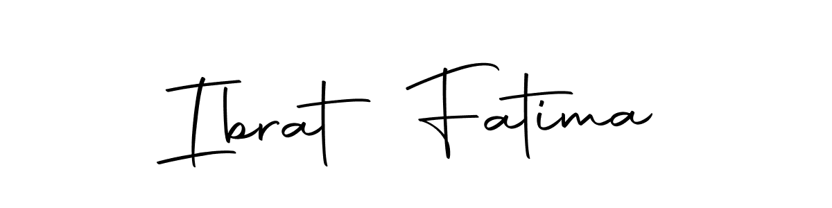 How to make Ibrat Fatima name signature. Use Autography-DOLnW style for creating short signs online. This is the latest handwritten sign. Ibrat Fatima signature style 10 images and pictures png