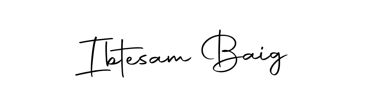 How to make Ibtesam Baig name signature. Use Autography-DOLnW style for creating short signs online. This is the latest handwritten sign. Ibtesam Baig signature style 10 images and pictures png