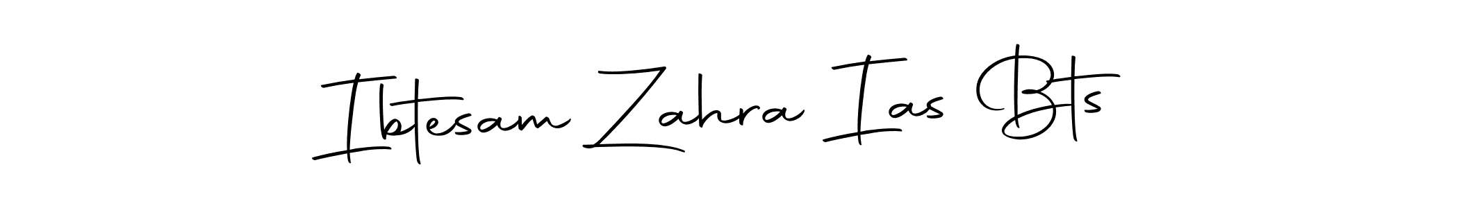 Make a beautiful signature design for name Ibtesam Zahra Ias Bts. Use this online signature maker to create a handwritten signature for free. Ibtesam Zahra Ias Bts signature style 10 images and pictures png