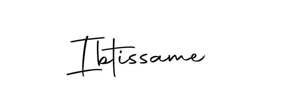 How to make Ibtissame name signature. Use Autography-DOLnW style for creating short signs online. This is the latest handwritten sign. Ibtissame signature style 10 images and pictures png